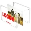 Acrylic Picture Frame Transparency Magnetic Sided Plexiglass | https://www.bestnamebadges.com