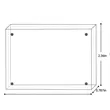 Acrylic Picture Frame Transparency Magnetic Sided Plexiglass | https://www.bestnamebadges.com