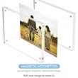 Acrylic Picture Frame Transparency Magnetic Sided Plexiglass | https://www.bestnamebadges.com