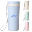 10oz. Eco Friendly Wheat Straw Double Layer Tumbler Strap | https://www.bestnamebadges.com