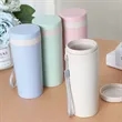 10oz. Eco Friendly Wheat Straw Double Layer Tumbler Strap | https://www.bestnamebadges.com