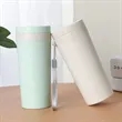 10oz. Eco Friendly Wheat Straw Double Layer Tumbler Strap | https://www.bestnamebadges.com