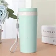 10oz. Eco Friendly Wheat Straw Double Layer Tumbler Strap | https://www.bestnamebadges.com