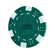 Dice Logo Plastic Poker Chips | https://www.bestnamebadges.com