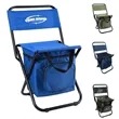 Portable Folding Ice Cooler Chair with Storage and Backrest | https://www.bestnamebadges.com