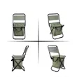 Portable Folding Ice Cooler Chair with Storage and Backrest | https://www.bestnamebadges.com