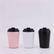 12oz. Stainless Steel Mini Travel Coffee Cup | https://www.bestnamebadges.com