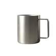 12oz. Stainless Steel Coffee Mug With Handle  | https://www.bestnamebadges.com