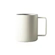 12oz. Stainless Steel Coffee Mug With Handle  | https://www.bestnamebadges.com