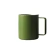 12oz. Stainless Steel Coffee Mug With Handle  | https://www.bestnamebadges.com
