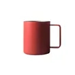 12oz. Stainless Steel Coffee Mug With Handle  | https://www.bestnamebadges.com