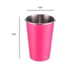 16oz Stackable Stainless Steel Drinking Cup Durable Reusable | https://www.bestnamebadges.com