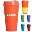 16oz. Color Changing Plastic Coffee Cup With Lid | https://www.bestnamebadges.com