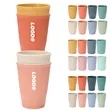 12oz. Eco Friendly Wheat Straw Drinking Cup | https://www.bestnamebadges.com
