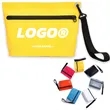 Large Waterproof Beach Travel Toiletry Bag PVC Makeup Pouch | https://www.bestnamebadges.com