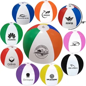 Large 16" / 18" Delightful Inflatable Beach Balls