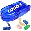 Transparent Pill Cutter Splitter with Storage for Seniors | https://www.bestnamebadges.com