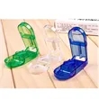 Transparent Pill Cutter Splitter with Storage for Seniors | https://www.bestnamebadges.com