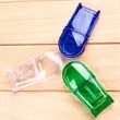 Transparent Pill Cutter Splitter with Storage for Seniors | https://www.bestnamebadges.com