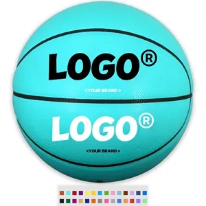 Indoor Outdoor Size 7 Soft Leather Basketball for Men Women