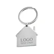 Custom House Shape Metal Key Tag | https://www.bestnamebadges.com