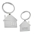 Custom House Shape Metal Key Tag | https://www.bestnamebadges.com