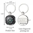 Promo Mini Compass Keychain | https://www.bestnamebadges.com