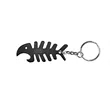 Fish Bone Shaped Bottle Opener Keychain | https://www.bestnamebadges.com
