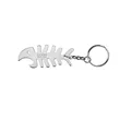 Fish Bone Shaped Bottle Opener Keychain | https://www.bestnamebadges.com