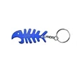 Fish Bone Shaped Bottle Opener Keychain | https://www.bestnamebadges.com
