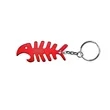 Fish Bone Shaped Bottle Opener Keychain | https://www.bestnamebadges.com