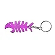 Fish Bone Shaped Bottle Opener Keychain | https://www.bestnamebadges.com