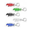 Fish Bone Shaped Bottle Opener Keychain | https://www.bestnamebadges.com