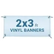 Vinyl Banner 8X2-Ft | https://www.bestnamebadges.com