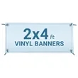 Vinyl Banner 8X2-Ft | https://www.bestnamebadges.com