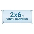 Vinyl Banner 8X2-Ft | https://www.bestnamebadges.com