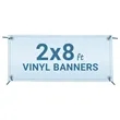 Vinyl Banner 8X2-Ft | https://www.bestnamebadges.com