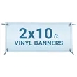 Vinyl Banner 8X2-Ft | https://www.bestnamebadges.com