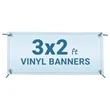 Vinyl Banner 8X2-Ft | https://www.bestnamebadges.com