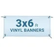 Vinyl Banner 8X2-Ft | https://www.bestnamebadges.com