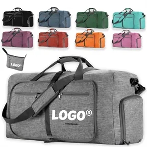 Large Capacity Foldable Travel Gym Bag Sports Duffel Luggage