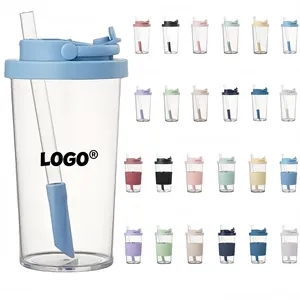 24oz. Large Straw Tumbler Reusable Bubble Tea Cup