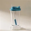 24oz. Large Straw Tumbler Reusable Bubble Tea Cup | https://www.bestnamebadges.com