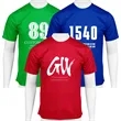 Unisex Polyester Neck Round Short Sleeve T-Shirt | https://www.bestnamebadges.com