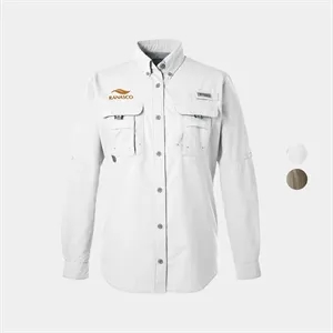 Columbia Ladies' Bahama™ Long-Sleeve Shirt | https://www.bestnamebadges.com