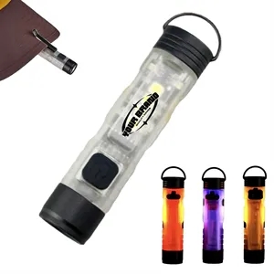Rechargeable Mini LED Clip-On Flashlight Pocket Torch | https://www.bestnamebadges.com