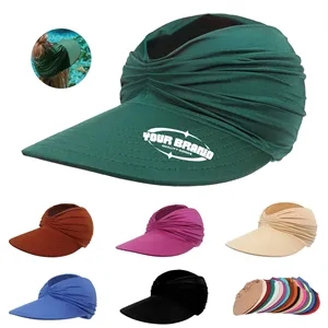 Stylish Protection Beach Sun Visor Hat with Open Top | https://www.bestnamebadges.com