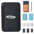 MagSafe Leather Wallet Card Holder with Elastic Band | https://www.bestnamebadges.com