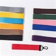 Solid Color Woven Lanyard Keychain for Bags and Phones | https://www.bestnamebadges.com