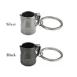 Custom Alloy Coffee Cup Shape Key Chain | https://www.bestnamebadges.com